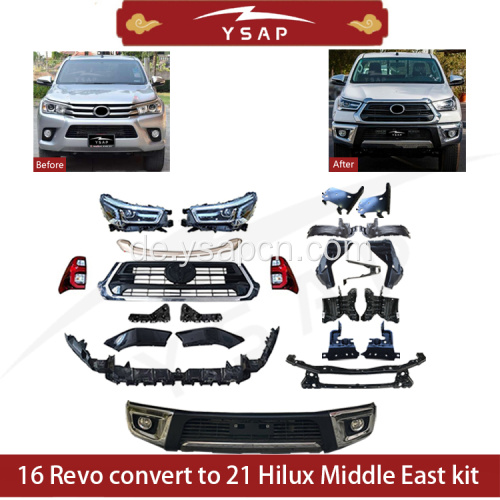 2016 Hilux revo upgardeto 2021 Middle East Kit